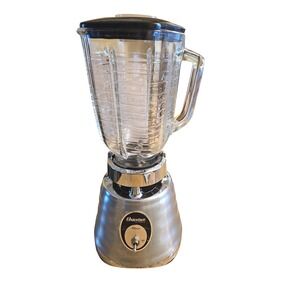 Oster Osterizer Classic Blender 4094 Brushed Chrome Beehive 500W 5-Cup Glass Jar